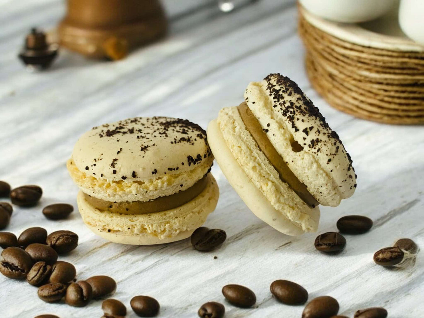 Macarons café