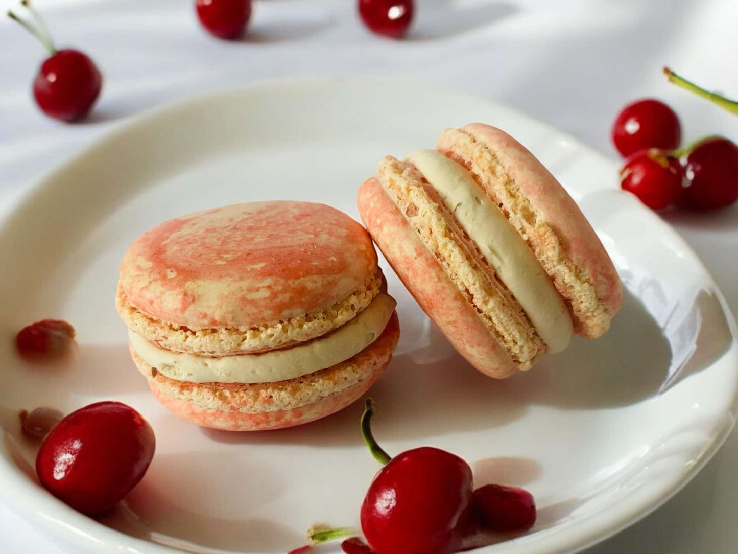 Macarons cerise