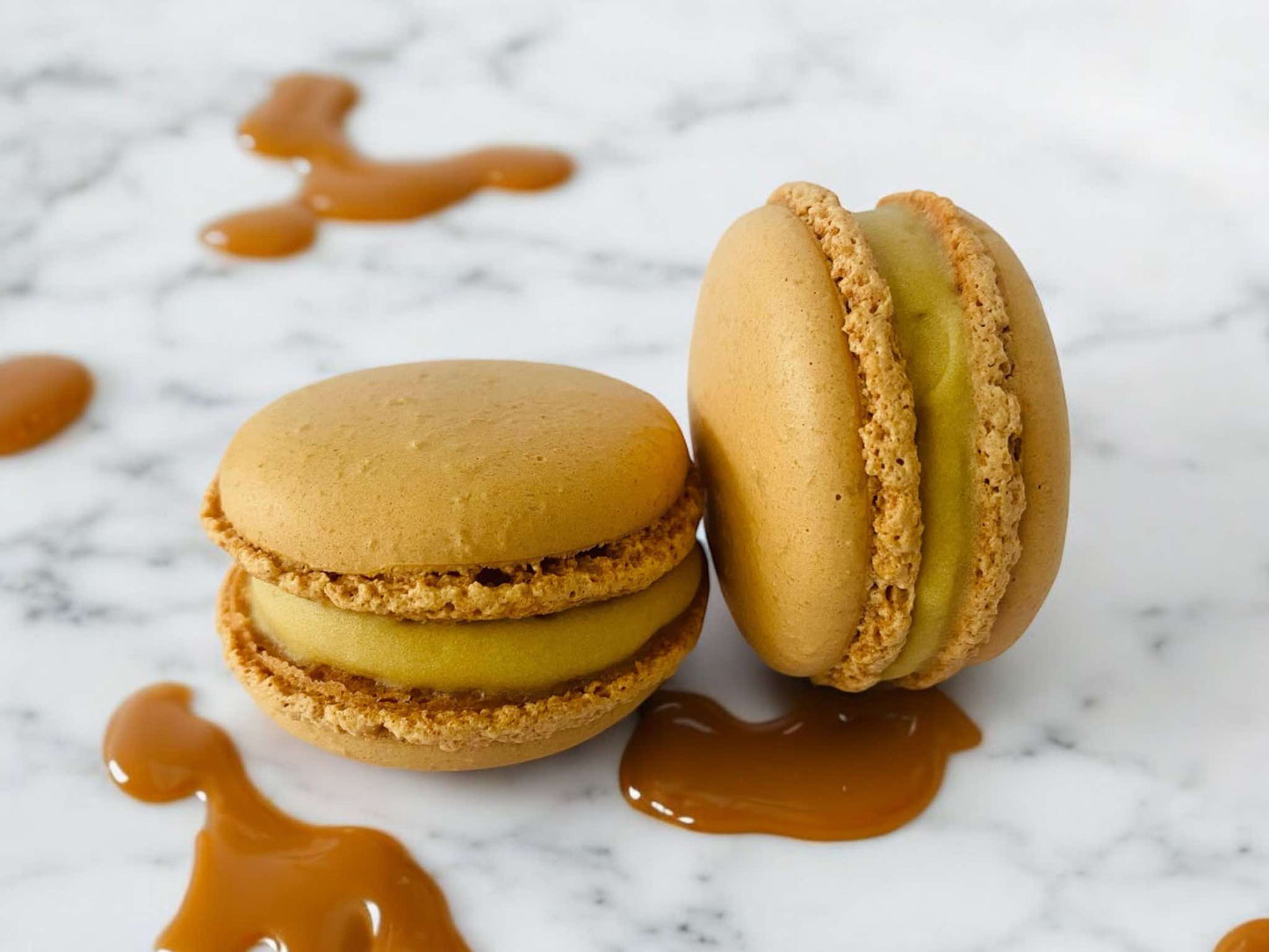 Macarons caramel beurre salé