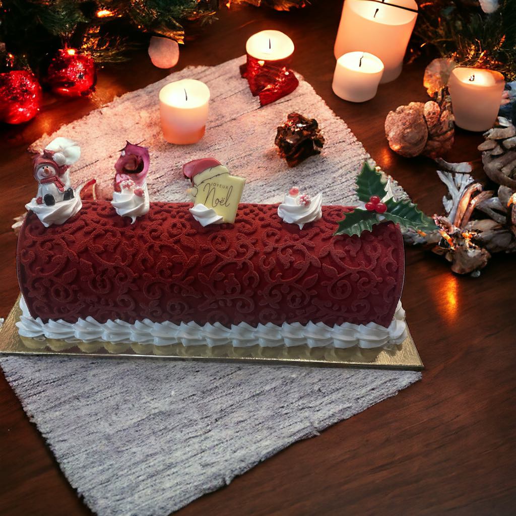 Buche fruit rouge