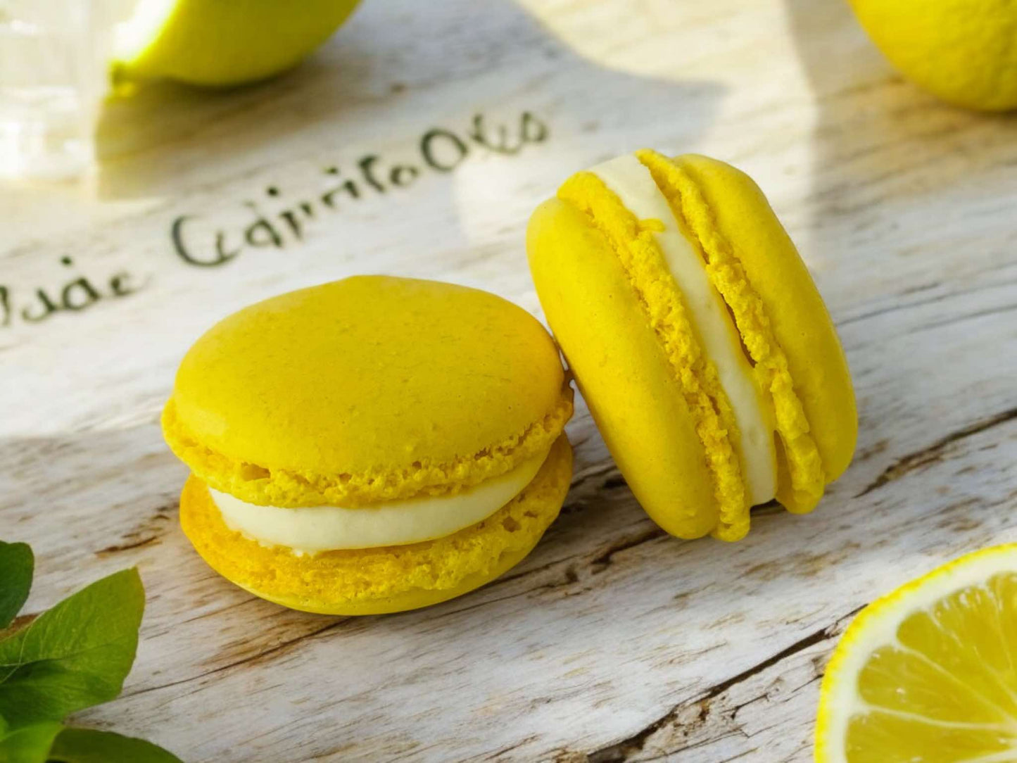 Macarons citron